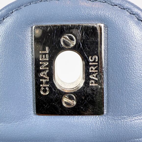 Chanel Chevron Small Urban Spirit Backpack Blue - Picture 16 of 16